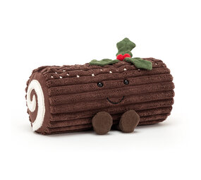 Jellycat Knuffel Amuseable Yule Log Jellycat Knuffel Amuseable Yule Log