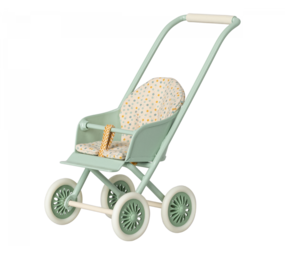 Maileg Stroller Buggy Mint Maileg Stroller Buggy Mint