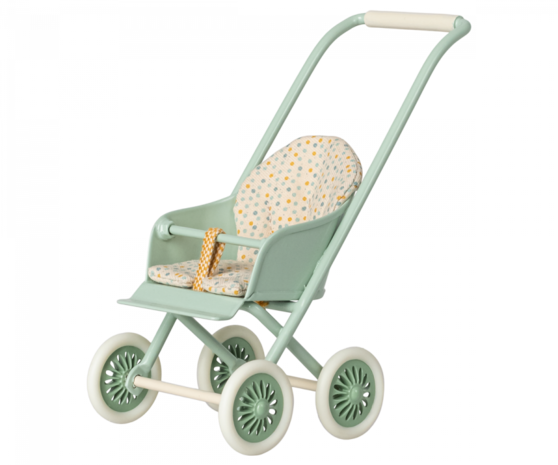 Maileg Stroller Buggy Mint Maileg Stroller Buggy Mint
