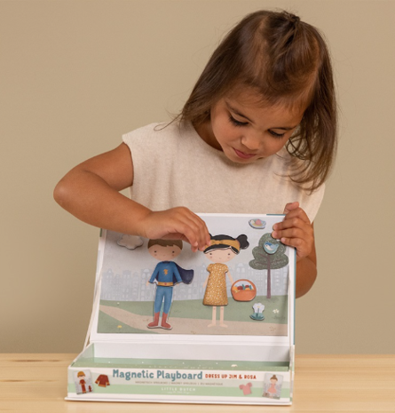 Little Dutch Magnetisch speelbord Jim & Rosa Little Dutch Magnetisch speelbord Jim & Rosa