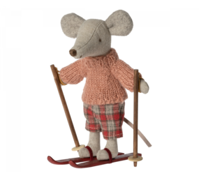 Maileg Winter Mouse met ski set, Big sister Maileg Winter Mouse met ski set, Big sister