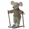Maileg Winter Mouse met ski set, Big brother Maileg Winter Mouse met ski set, Big brother