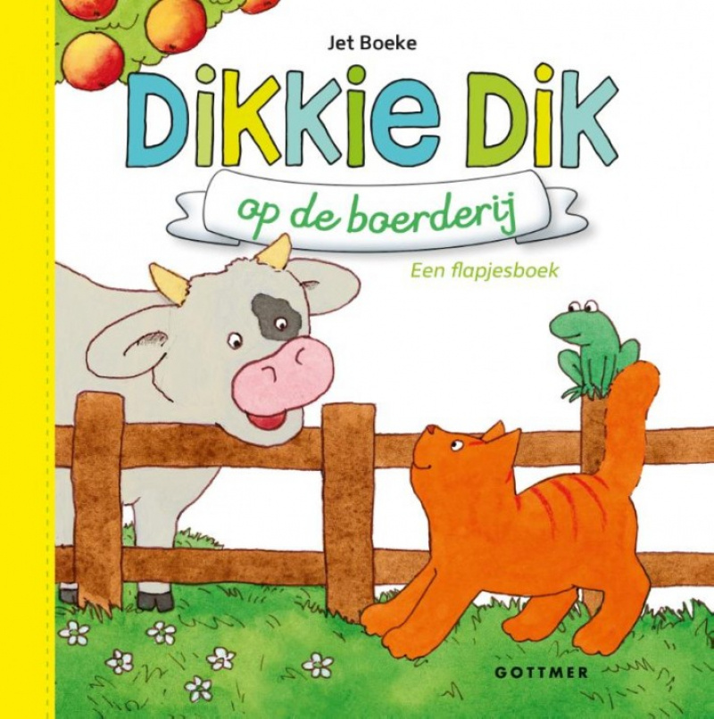 Dikkie Dik op de boerderij (flapjes) afbeelding