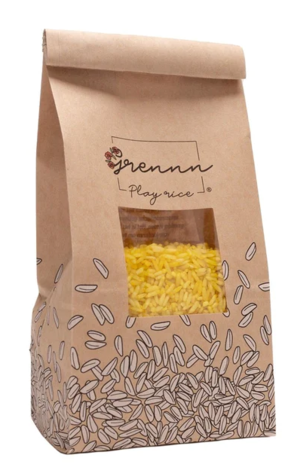 Grennn Speelrijst Geel - 500 gram Grennn Speelrijst Geel - 500 gram