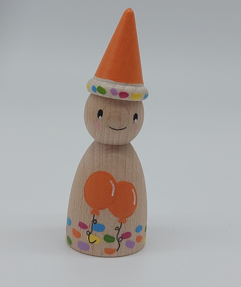 Houten Pegdoll Verjaardag Houten Pegdoll Verjaardag