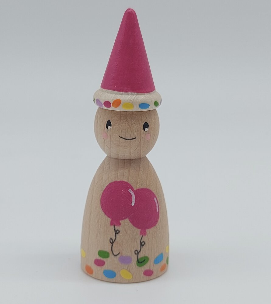 Houten Pegdoll Verjaardag Houten Pegdoll Verjaardag