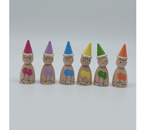 Houten Pegdoll Verjaardag Houten Pegdoll Verjaardag