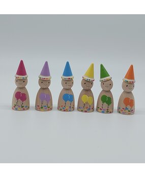 Houten Pegdoll Verjaardag Houten Pegdoll Verjaardag