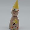 Houten Pegdoll Verjaardag met cijfer Houten Pegdoll Verjaardag met cijfer