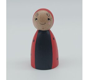 Houten Lieveheersbeestje Houten Lieveheersbeestje