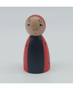 Houten Lieveheersbeestje Houten Lieveheersbeestje