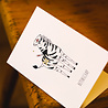 Juulz Illustrations Wenskaart Zebra Beterschap Juulz Illustrations Wenskaart Zebra Beterschap