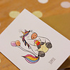 Juulz Illustrations Wenskaart Unicorn Jippie Juulz Illustrations Wenskaart Unicorn Jippie