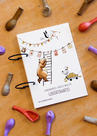 Juulz Illustrations Bewaarbundel Geboortekaartjes Juulz Illustrations Bewaarbundel Geboortekaartjes