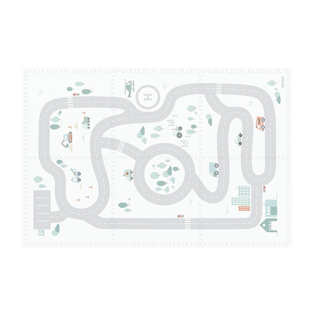 Play & Go  Foam Puzzel Speelmat | Roadmap Icons
