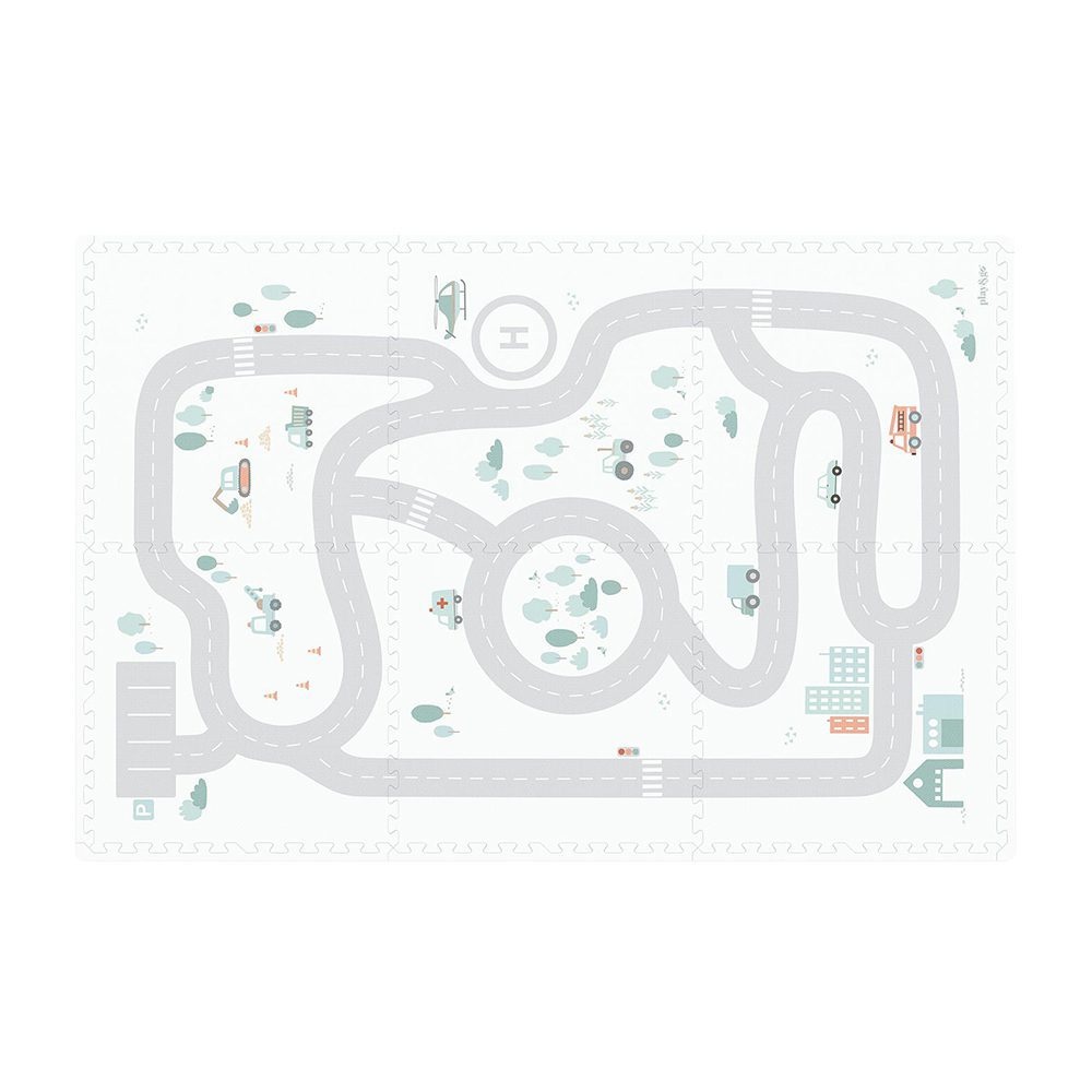 Foam Puzzel Speelmat | Roadmap Icons afbeelding