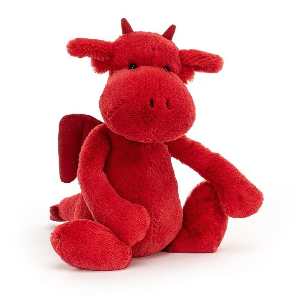 Jellycat Bashful Red Dragon Original Jellycat Bashful Red Dragon Original