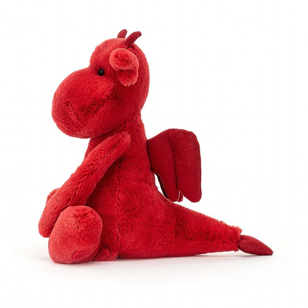 Jellycat Bashful Red Dragon Original Jellycat Bashful Red Dragon Original