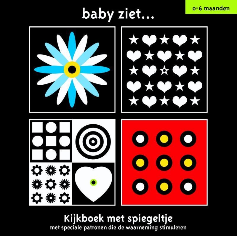 0-6 maandenkijkboek met spiegeltje afbeelding