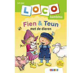 Loco Bambino Oefenboekje Fien & Teun met de dieren Loco Bambino Oefenboekje Fien & Teun met de dieren