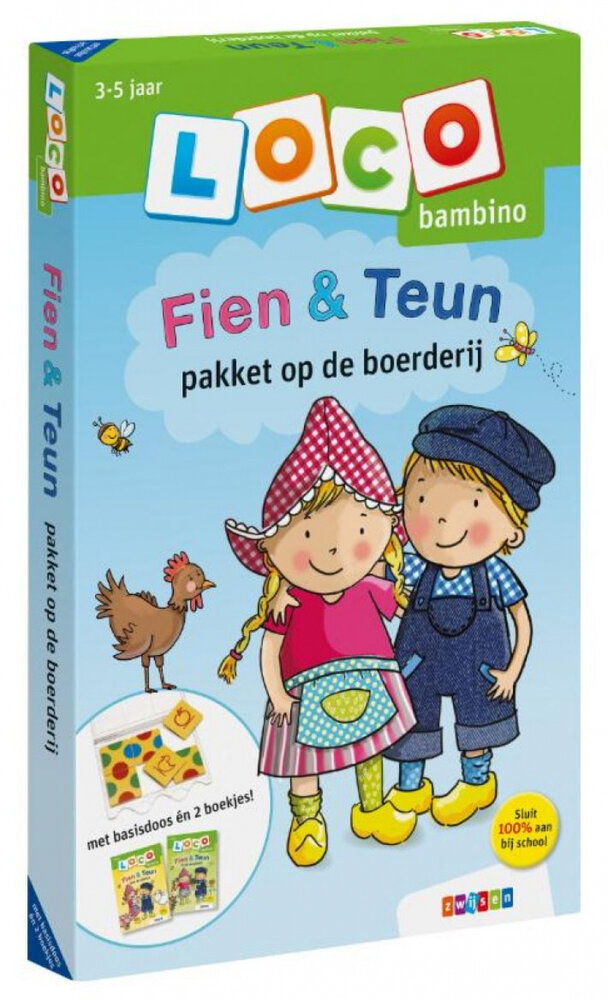 Loco Bambino Pakket Fien & Teun op de boerderij Loco Bambino Pakket Fien & Teun op de boerderij