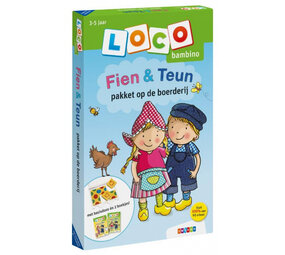 Loco Bambino Pakket Fien & Teun op de boerderij Loco Bambino Pakket Fien & Teun op de boerderij