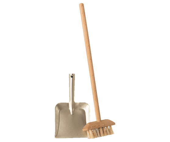 Maileg Miniature broom set Bezemset Maileg Miniature broom set Bezemset