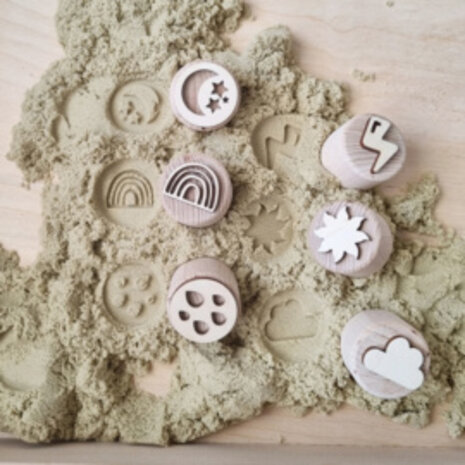 Kiddi Houten stempelset| Het weer Kiddi Houten stempelset| Het weer