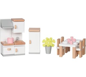 Goki Houten poppenhuis accessoires |Keuken Goki Houten poppenhuis accessoires |Keuken