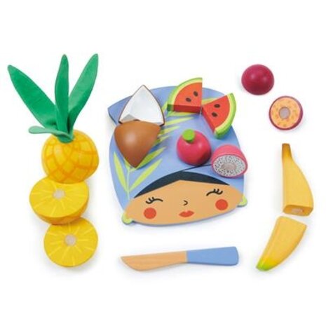 Tender Leaf Toys Snijplankje tropische fruit Tender Leaf Toys Snijplankje tropische fruit