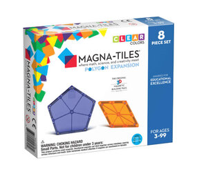 Magna Tiles Uitbreidingsset Polygons 8 stuks Magna Tiles Uitbreidingsset Polygons 8 stuks