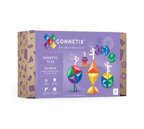 Connetix Magnetische Tegels Rainbow Shape Expansion 36 stuks Connetix Magnetische Tegels Rainbow Shape Expansion 36 stuks