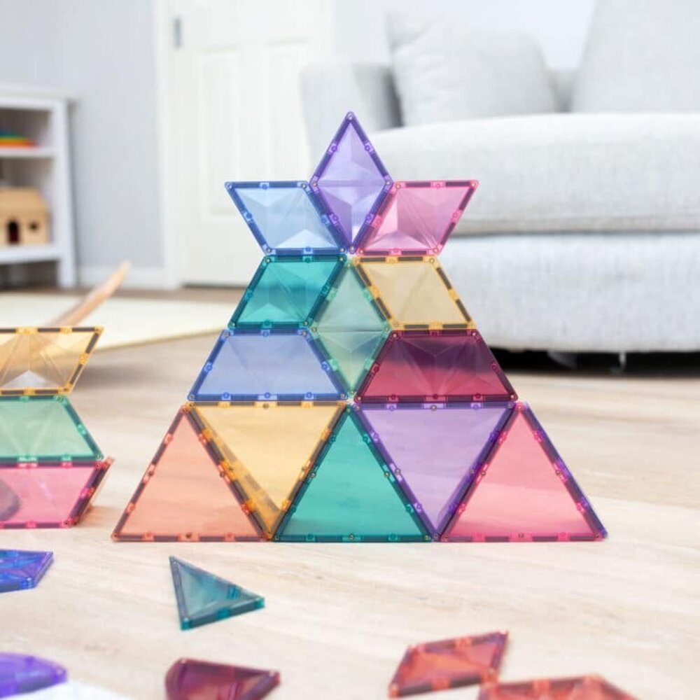 Connetix Magnetische Tegels Pastel Shape Expansion 48 stuks Connetix Magnetische Tegels Pastel Shape Expansion 48 stuks