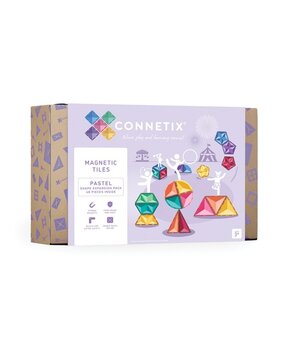 Connetix Magnetische Tegels Pastel Shape Expansion 48 stuks Connetix Magnetische Tegels Pastel Shape Expansion 48 stuks