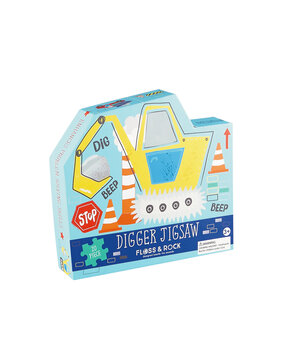 Floss & Rock Puzzel Construction (20 stukjes) Floss & Rock Puzzel Construction (20 stukjes)