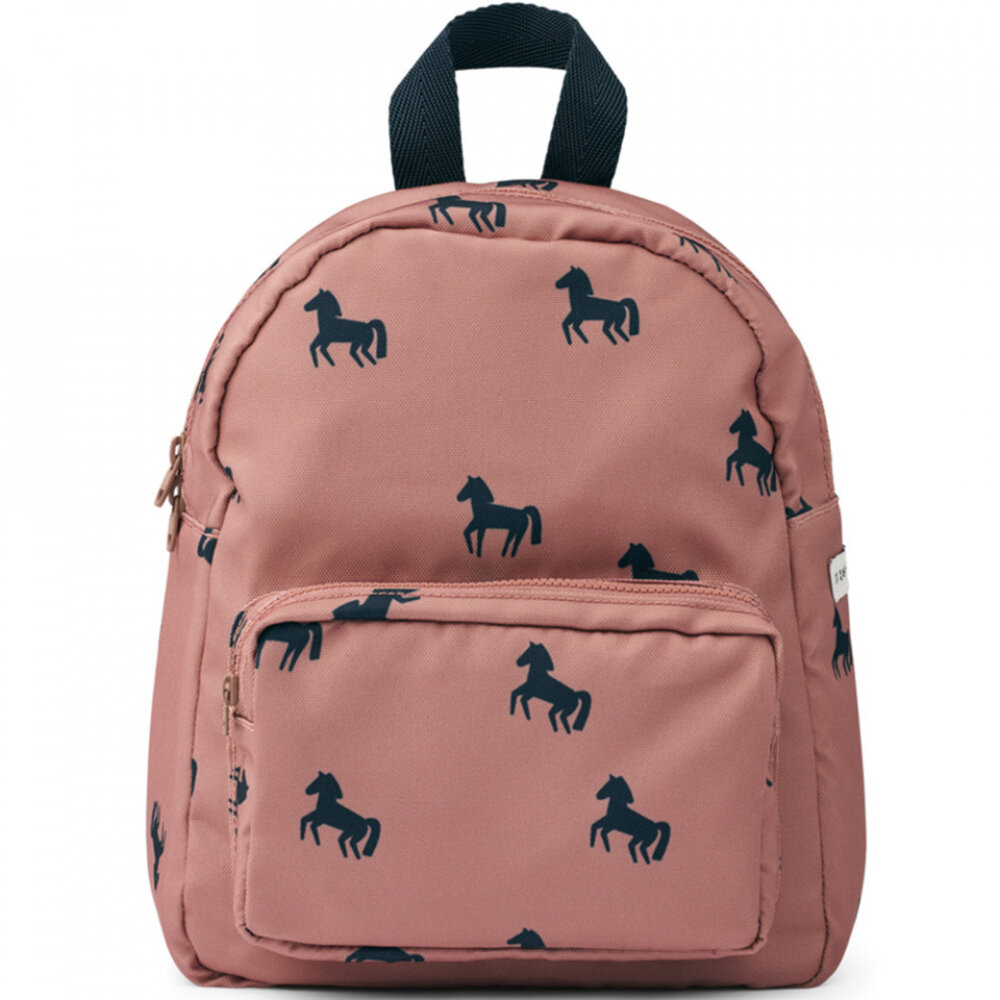Liewood Rugtas Allan Backpack | Horses Dark Rosetta Liewood Rugtas Allan Backpack | Horses Dark Rosetta