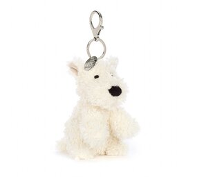 Jellycat Sleutelhanger Munro Scottie Dog Bag Charm Jellycat Sleutelhanger Munro Scottie Dog Bag Charm
