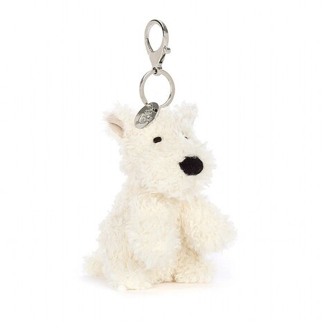 Jellycat Sleutelhanger Munro Scottie Dog Bag Charm Jellycat Sleutelhanger Munro Scottie Dog Bag Charm