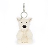 Jellycat Sleutelhanger Munro Scottie Dog Bag Charm Jellycat Sleutelhanger Munro Scottie Dog Bag Charm