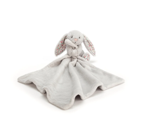 Jellycat Knuffeldoek Bashful Blossom Silver Bunny Soother Jellycat Knuffeldoek Bashful Blossom Silver Bunny Soother