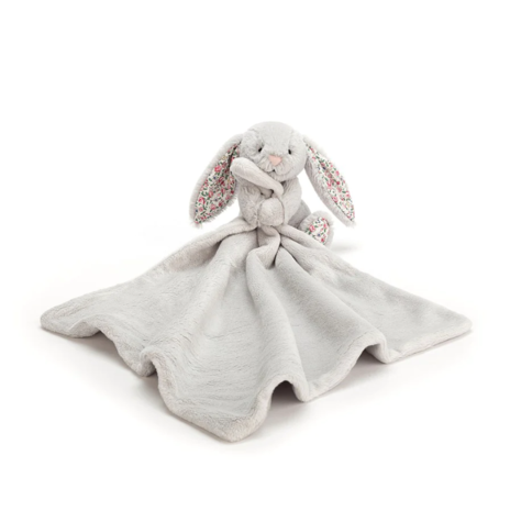 Jellycat Knuffeldoek Bashful Blossom Silver Bunny Soother Jellycat Knuffeldoek Bashful Blossom Silver Bunny Soother