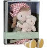 Little Dutch Knuffelpop Boerin Rosa met schaap | 35cm Little Dutch Knuffelpop Boerin Rosa met schaap | 35cm