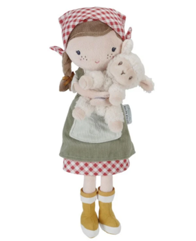 Little Dutch Knuffelpop Boerin Rosa met schaap | 35cm Little Dutch Knuffelpop Boerin Rosa met schaap | 35cm