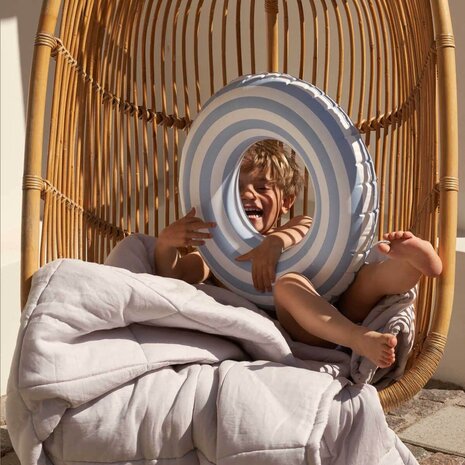 Liewood Zwemband Zwemring Baloo | Stripe Sea Blue Creme de la Creme Liewood Zwemband Zwemring Baloo | Stripe Sea Blue Creme de la Creme
