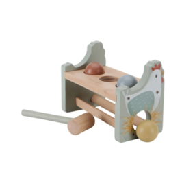 Little Dutch Hamerbankje met ballen | Little Farm Little Dutch Hamerbankje met ballen | Little Farm