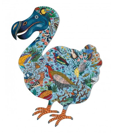 Djeco Silhouet Puzzel Dodo ( 350 stukjes) Djeco Silhouet Puzzel Dodo ( 350 stukjes)