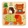 Djeco Houten Puzzel relief woodypile Djeco Houten Puzzel relief woodypile