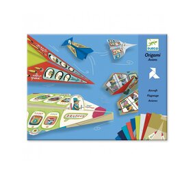 Djeco Origami Knutselpakket Vliegtuigjes Vouwen Djeco Origami Knutselpakket Vliegtuigjes Vouwen