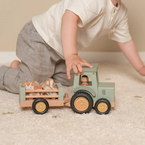 Little Dutch Tractor met trailer | Little Farm Little Dutch Tractor met trailer | Little Farm