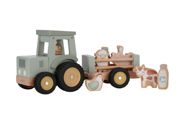 Little Dutch Tractor met trailer | Little Farm Little Dutch Tractor met trailer | Little Farm